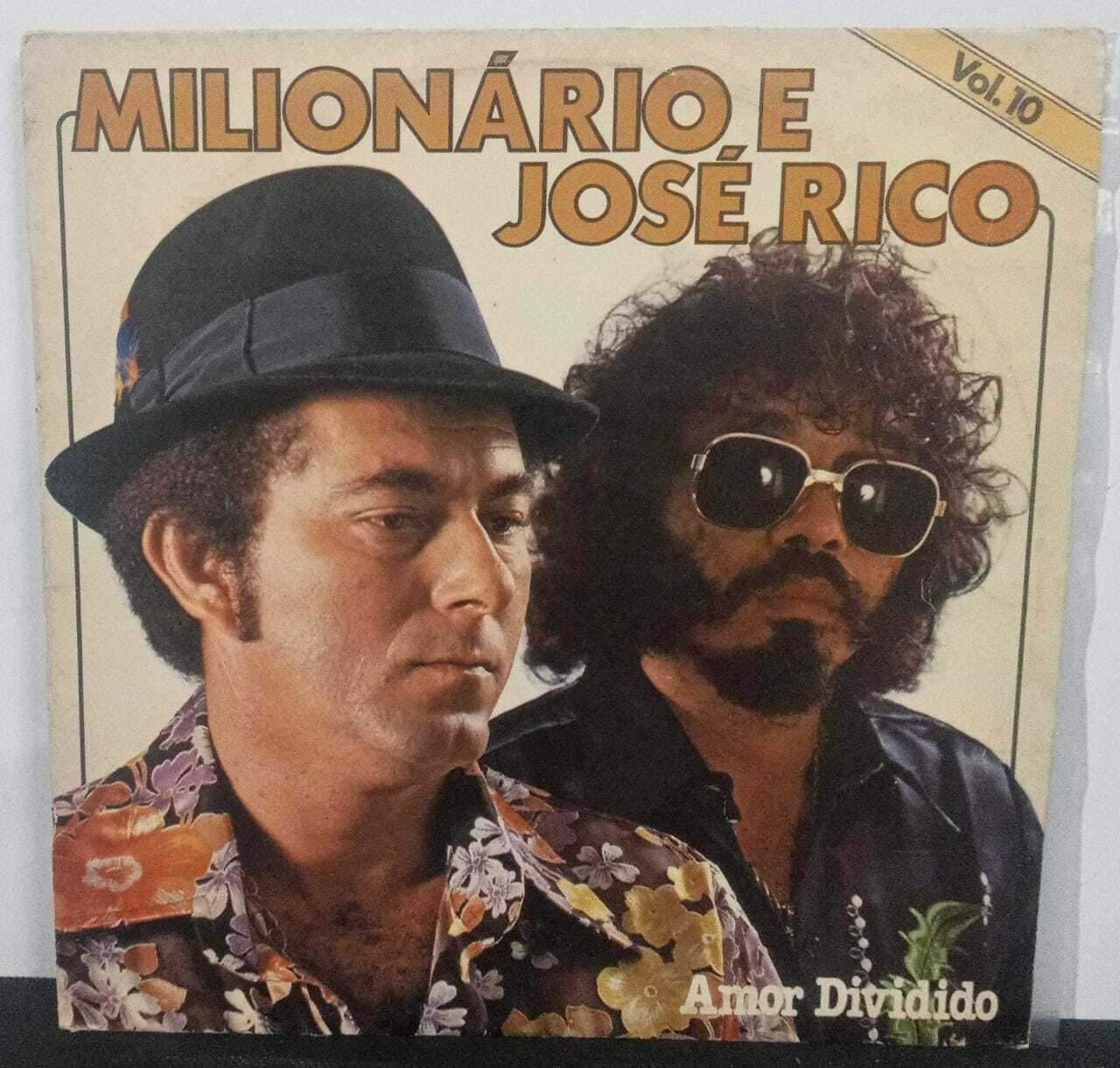 Vinil - Milionário e José Rico - Amor Dividido Volume 10