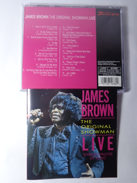 CD - James Brown - The Original Showman Live (Holland)