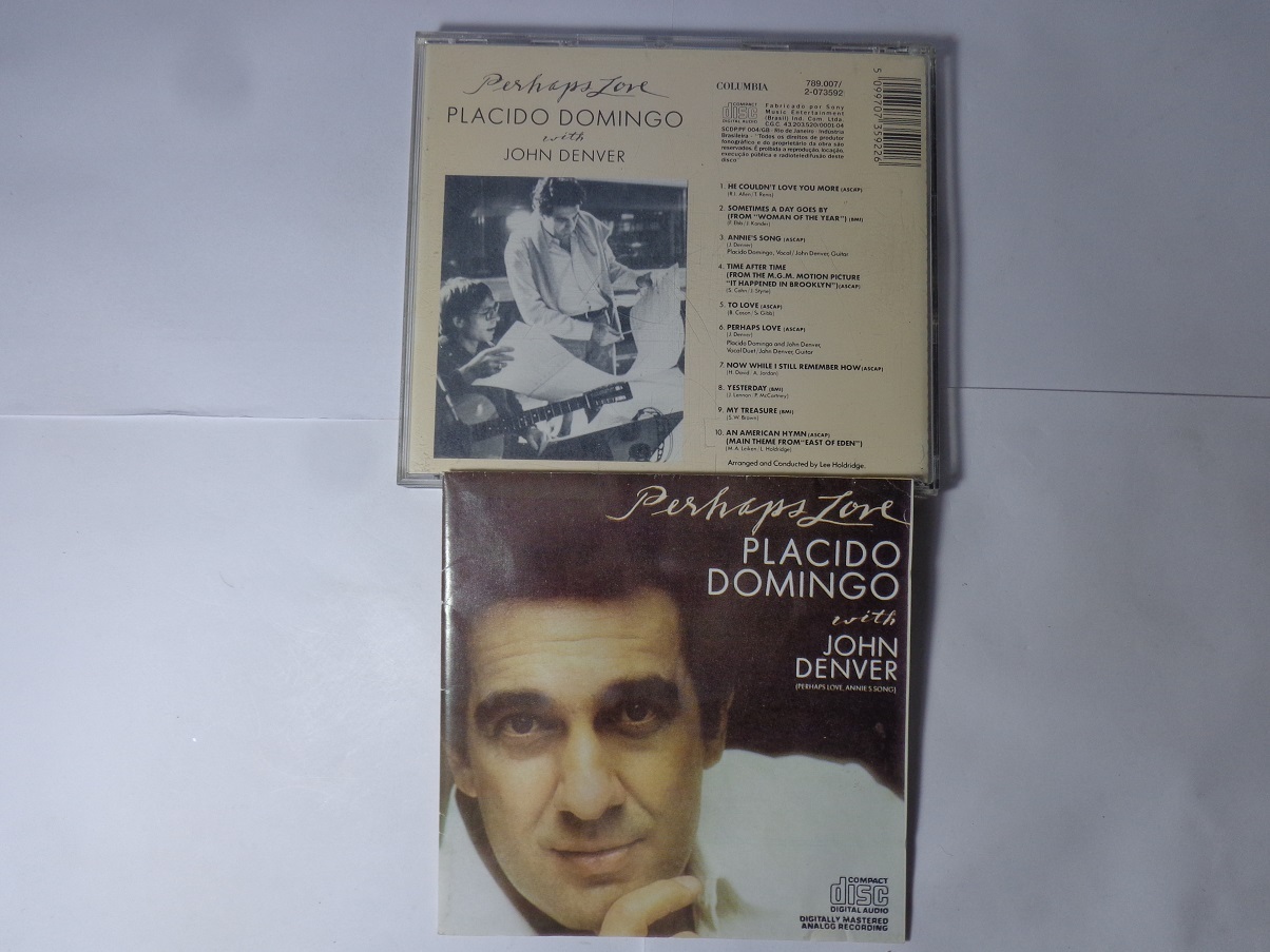 CD - Placido Domingo - Perhaps Love