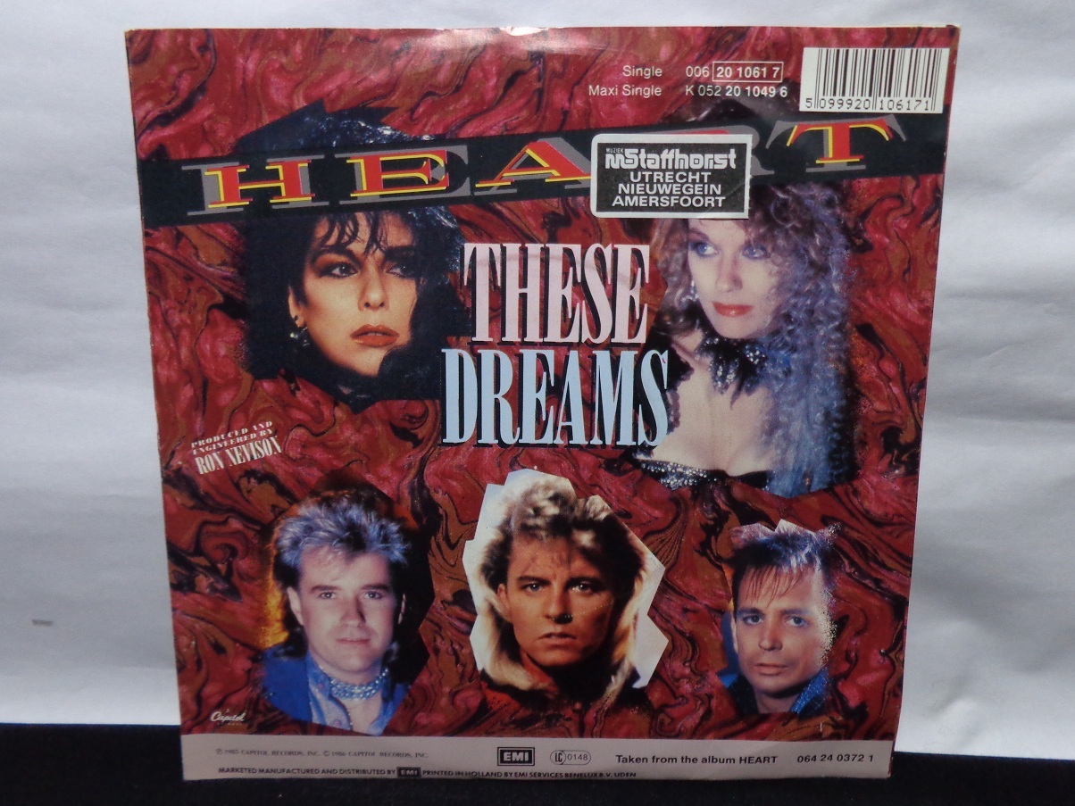 Vinil Compacto - Heart - These Dreams (Holland)