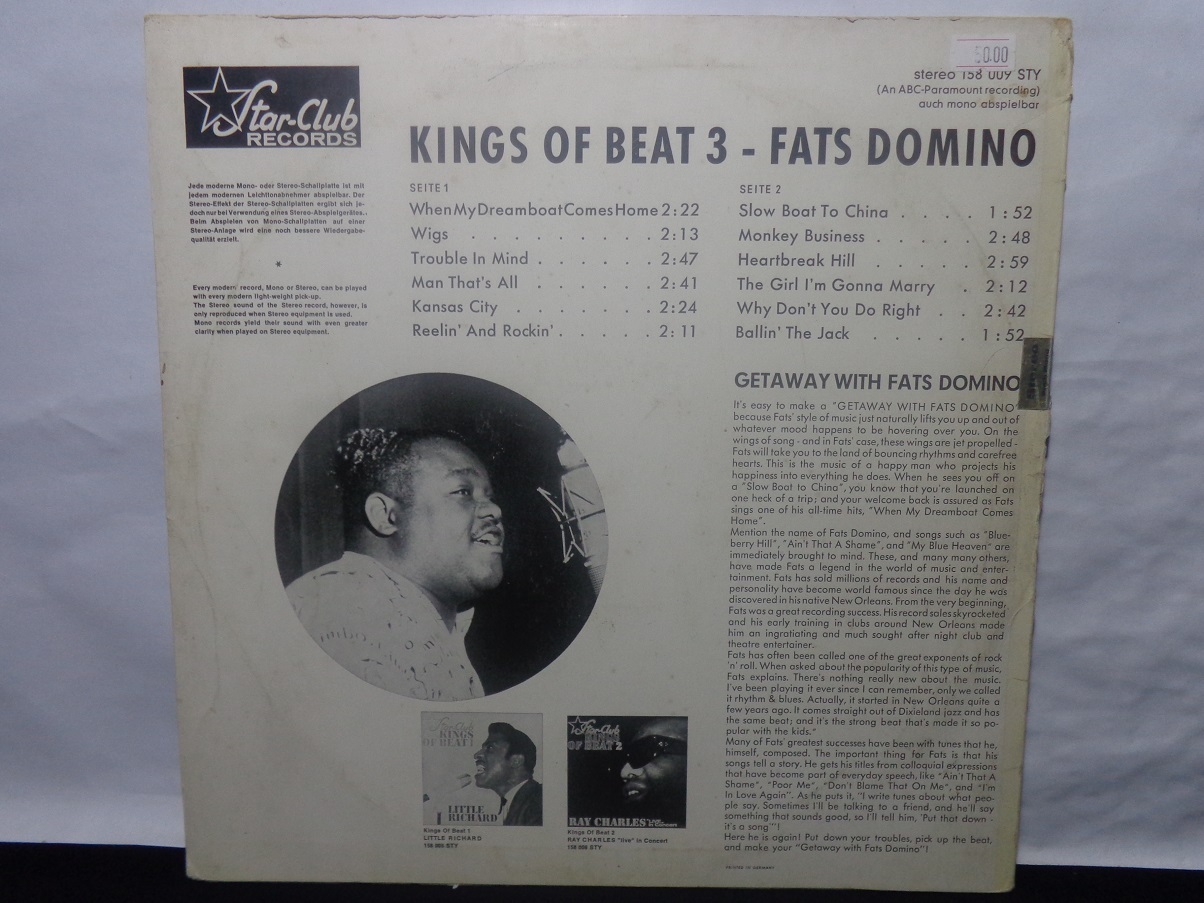 Vinil - Fats Domino - Kings of Beat 3 (Germany)