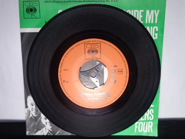 Vinil Compacto - Brothers Four the - Come To My Bedside My Darling / We Shall Overcome (Holland)