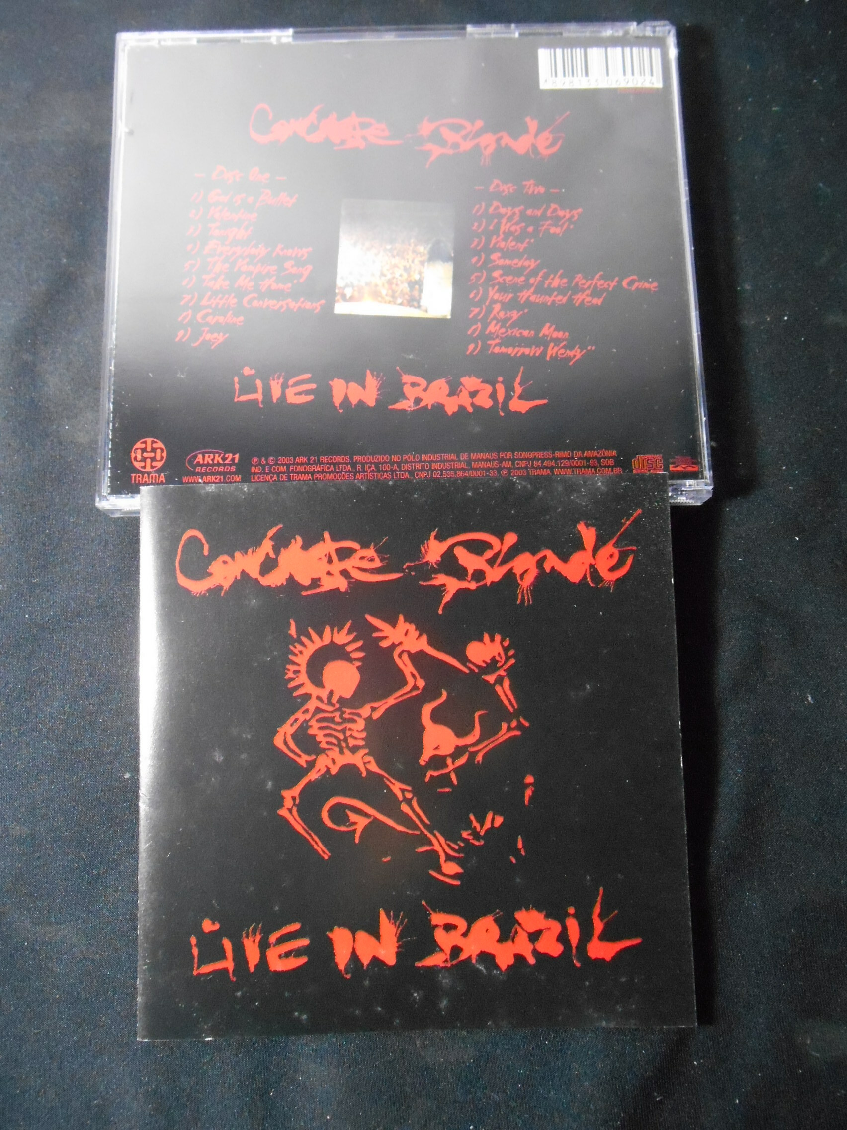 CD - Concrete Blonde - Live in Brazil (Duplo)