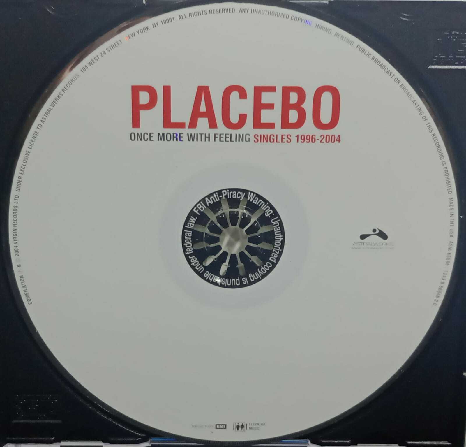 CD - Placebo - Once More with Feeling Singles 1996-2004 (usa)
