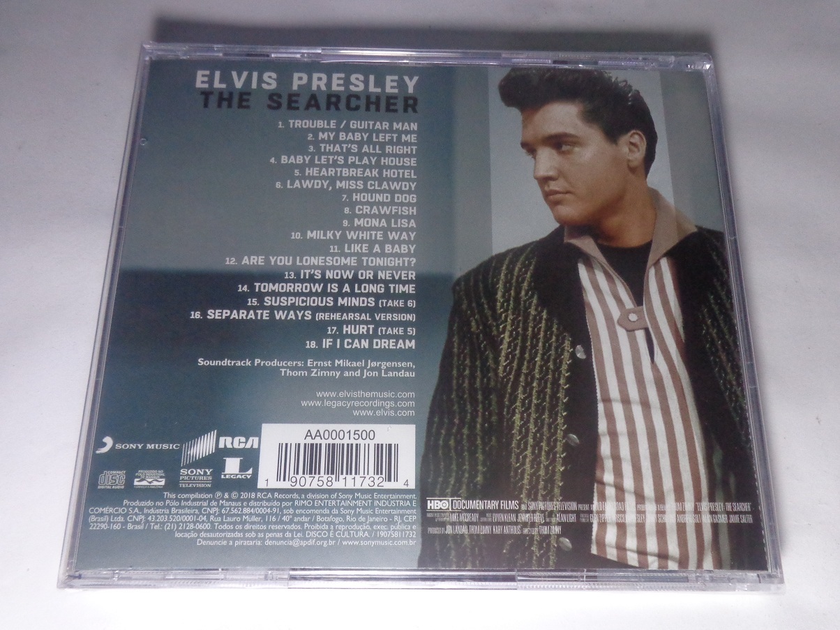 CD - Elvis Presley - The Searcher The Original Soundtrack (Lacrado)