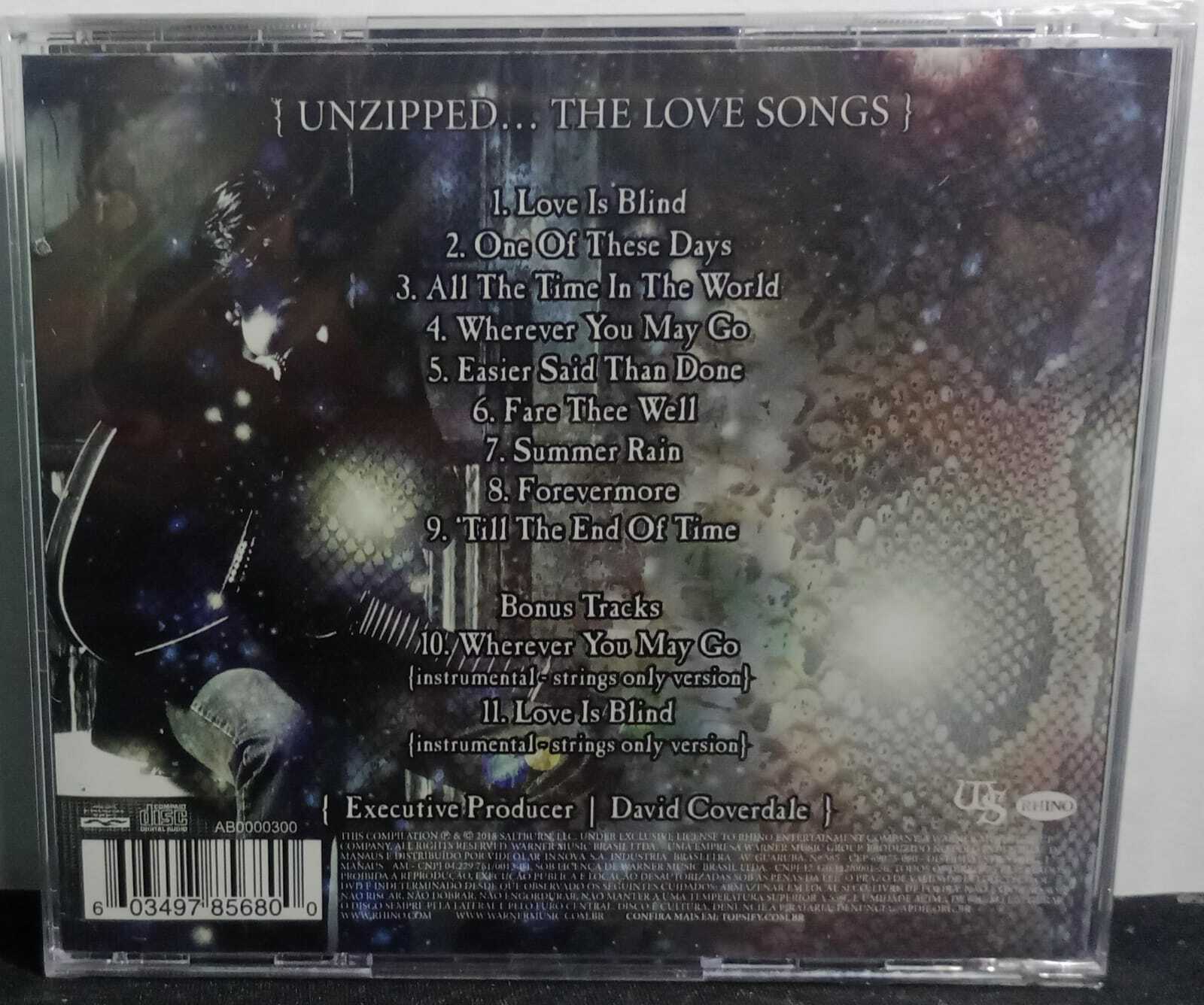 CD - Whitesnake - Unzipped (Lacrado)