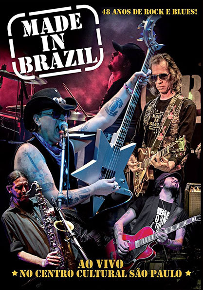 DVD - Made In Brazil - Ao Vivo No Centro Cultural São Paulo 48 Anos de Rock e Blues