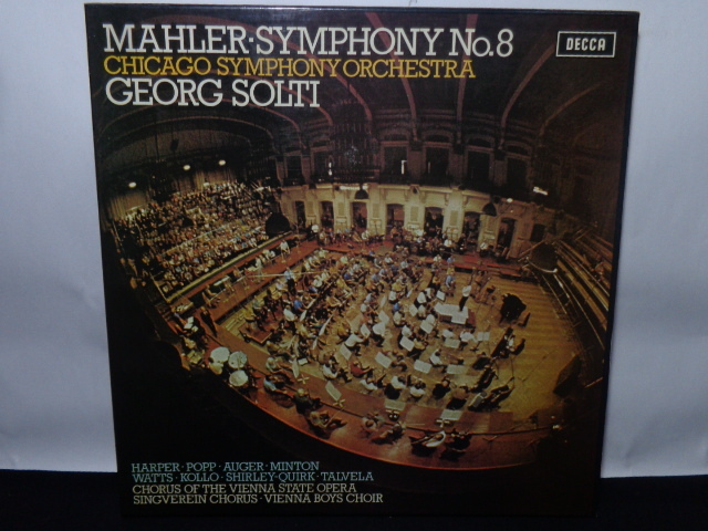 Vinil - Mahler / Georg Solti, Chicago Symphony Orchestra - Symphony No. 8 (UK/Box Duplo)