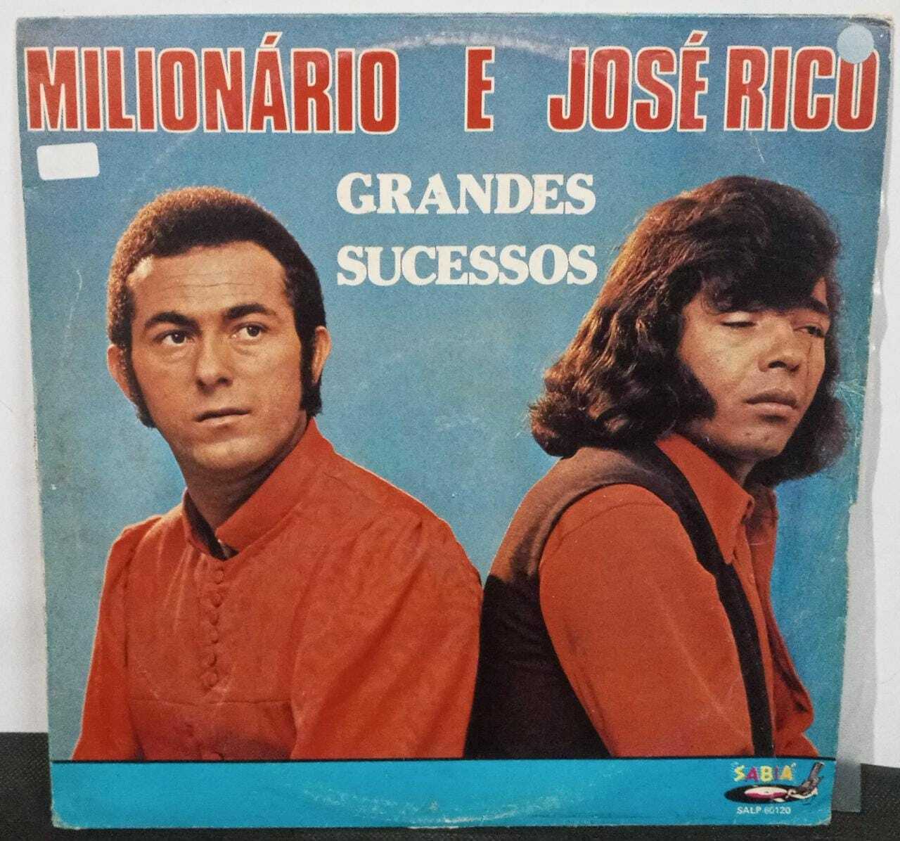 Vinil - Milionário e José Rico - Grandes Sucessos