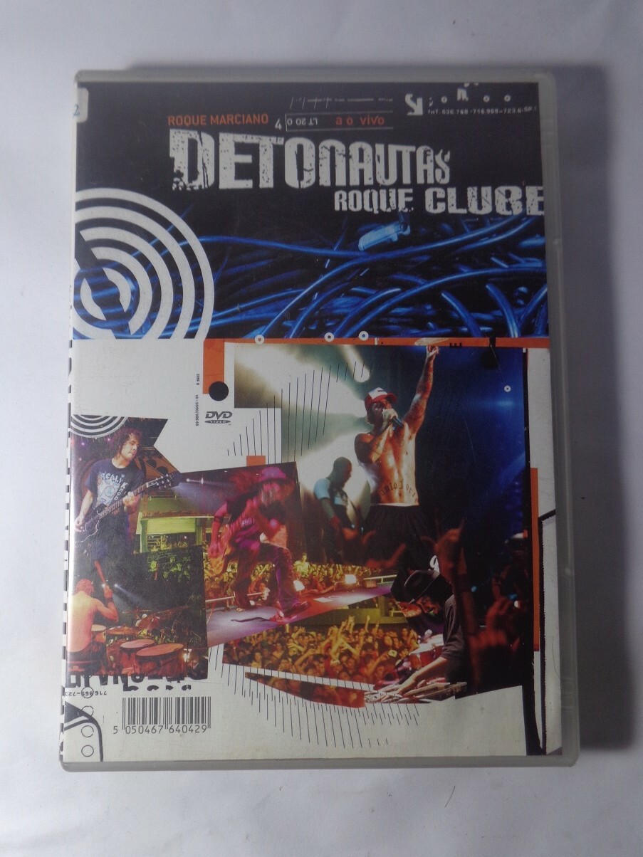 DVD - Detonautas Roque Clube - Roque Marciano ao Vivo