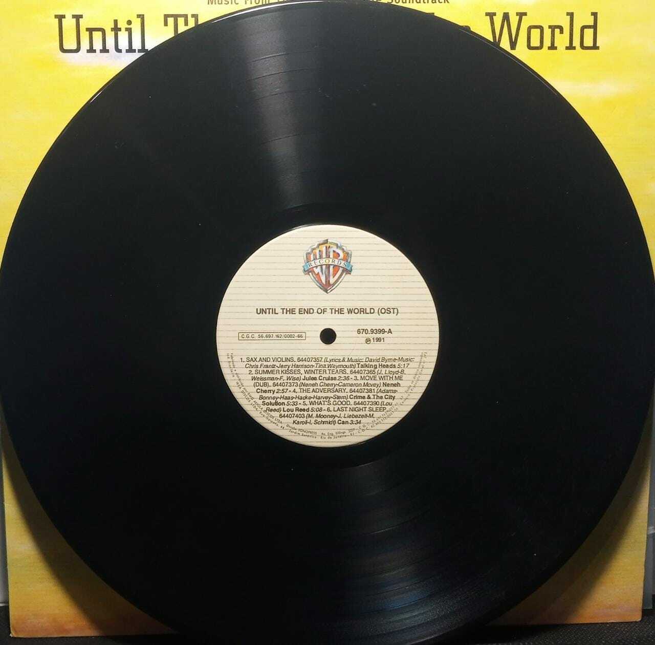 Vinil - Until the End of the World - Music from the Motion Picture Soundtrack