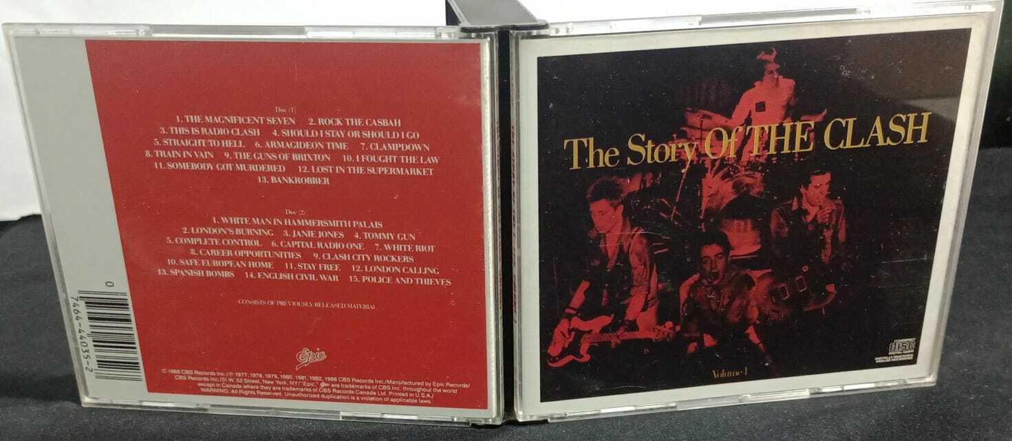 CD - Clash the - The Story Of The Clash (usa/Duplo)