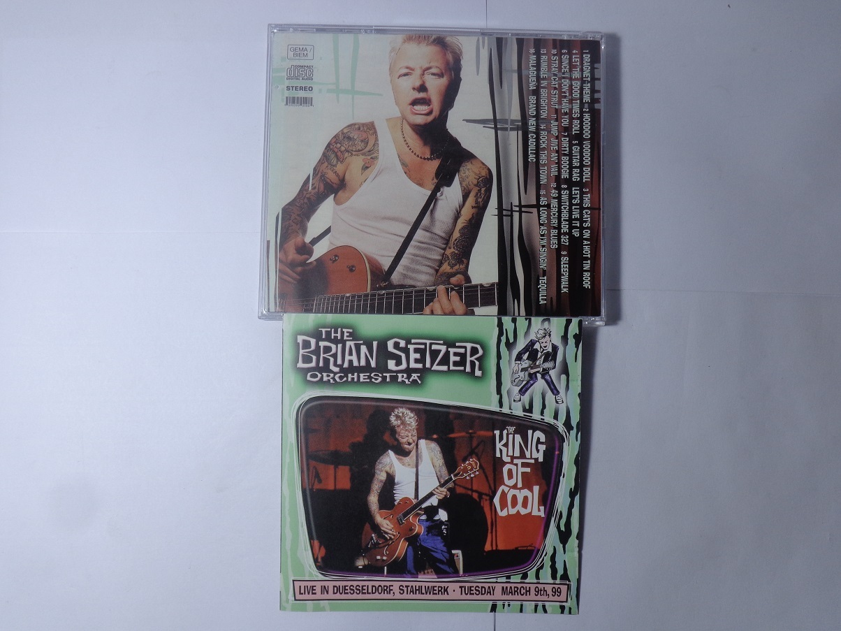 CD - Brian Setzer Orchestra the - The King of Cool Live In Düsseldorf Stahlwerk (Germany/Bootleg)