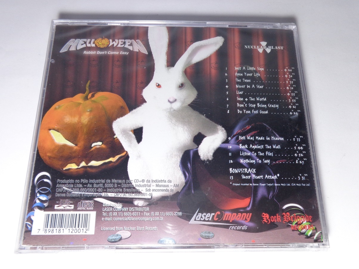 CD - Helloween - Rabbit Dont Come Easy (Lacrado)