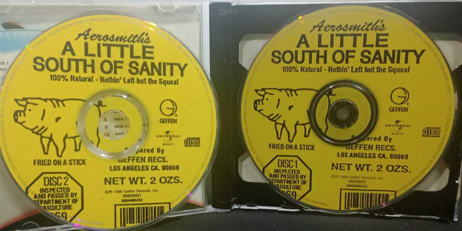 CD - Aerosmith - a Little South of Sanity (Duplo)