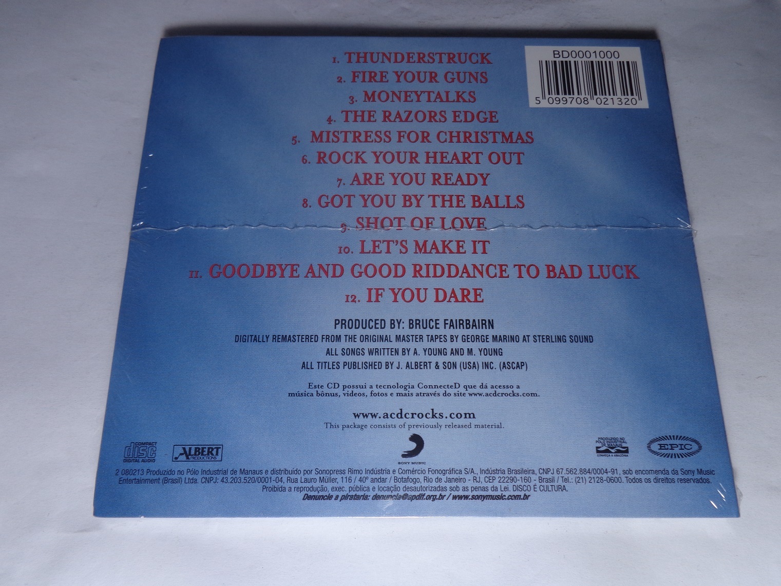 CD - AC/DC - the Razors Edge (Lacrado/Digipack)