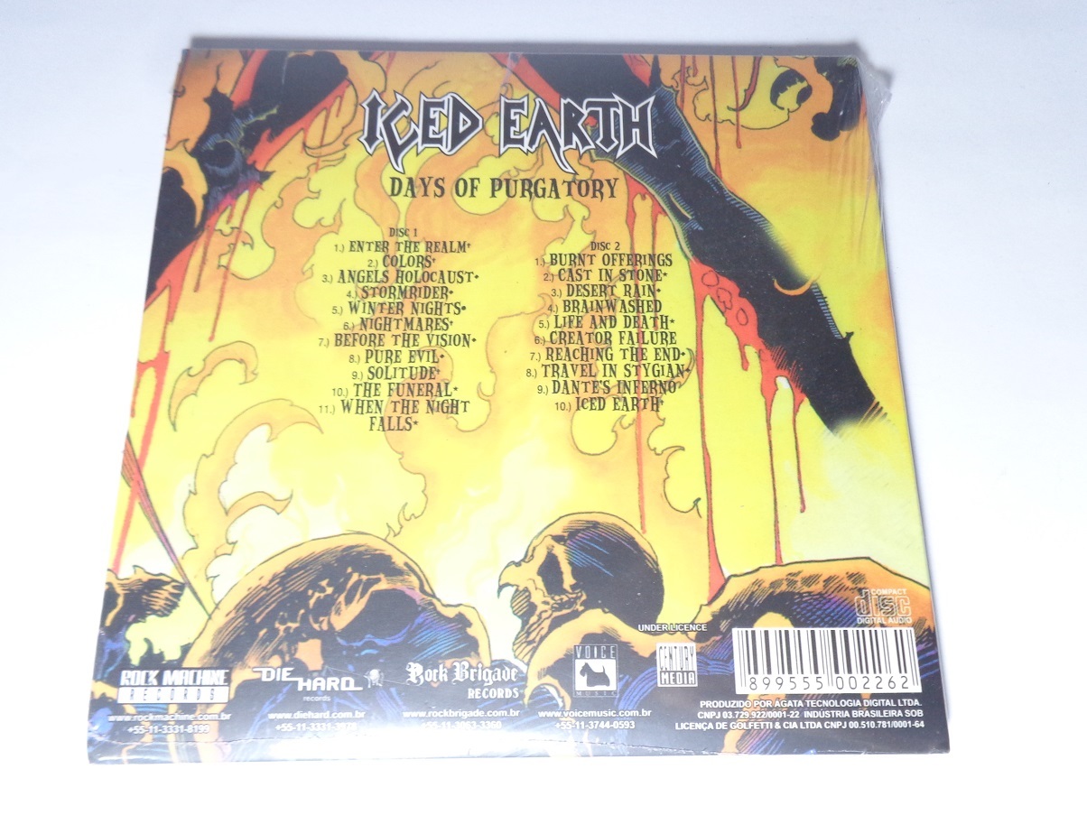 CD - Iced Earth - Days of Purgatory (Lacrado/Duplo/Paper Sleeve)