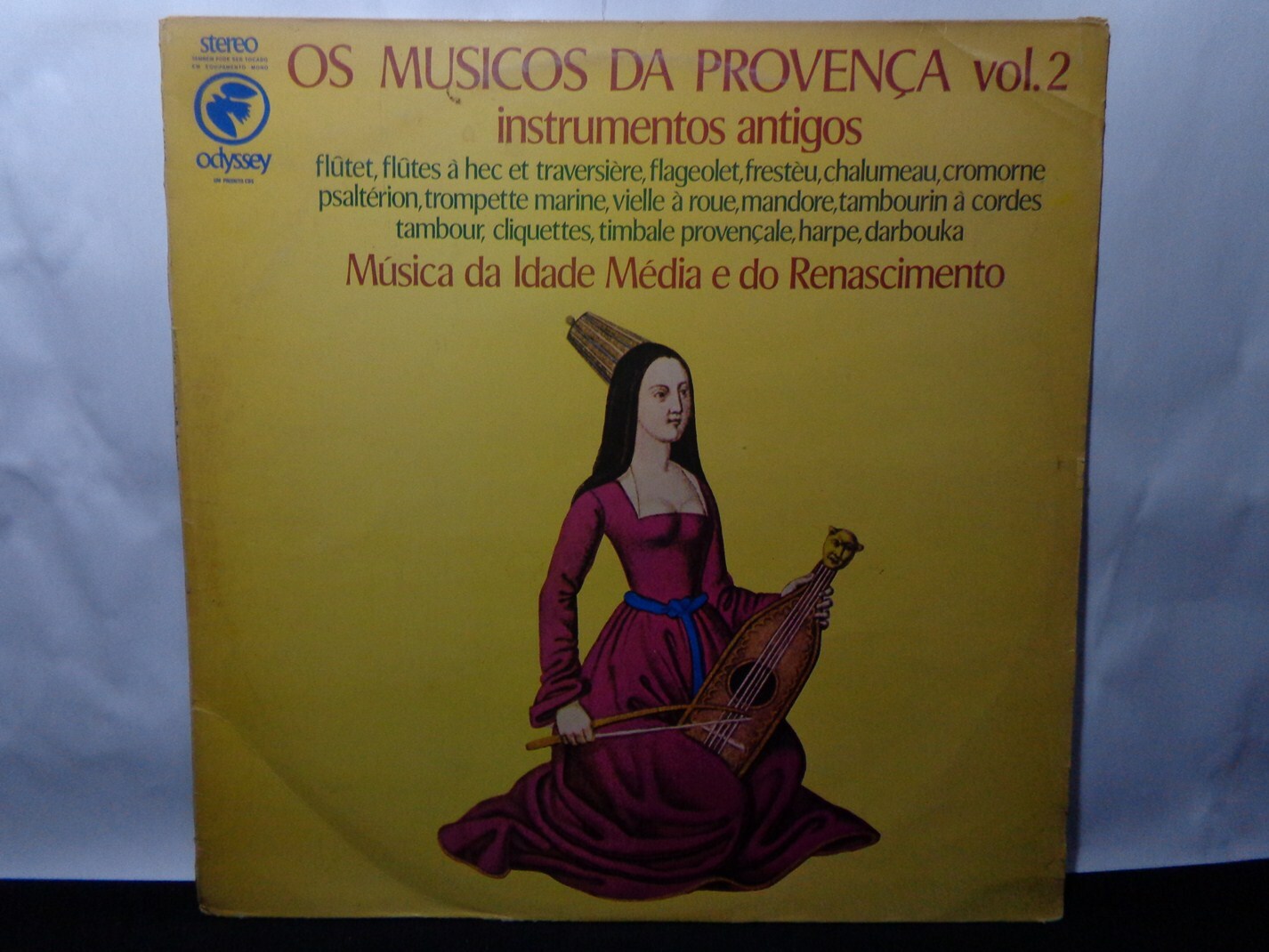 Vinil - Os Musicos da Provença - Vol 2 Instrumentos Antigos