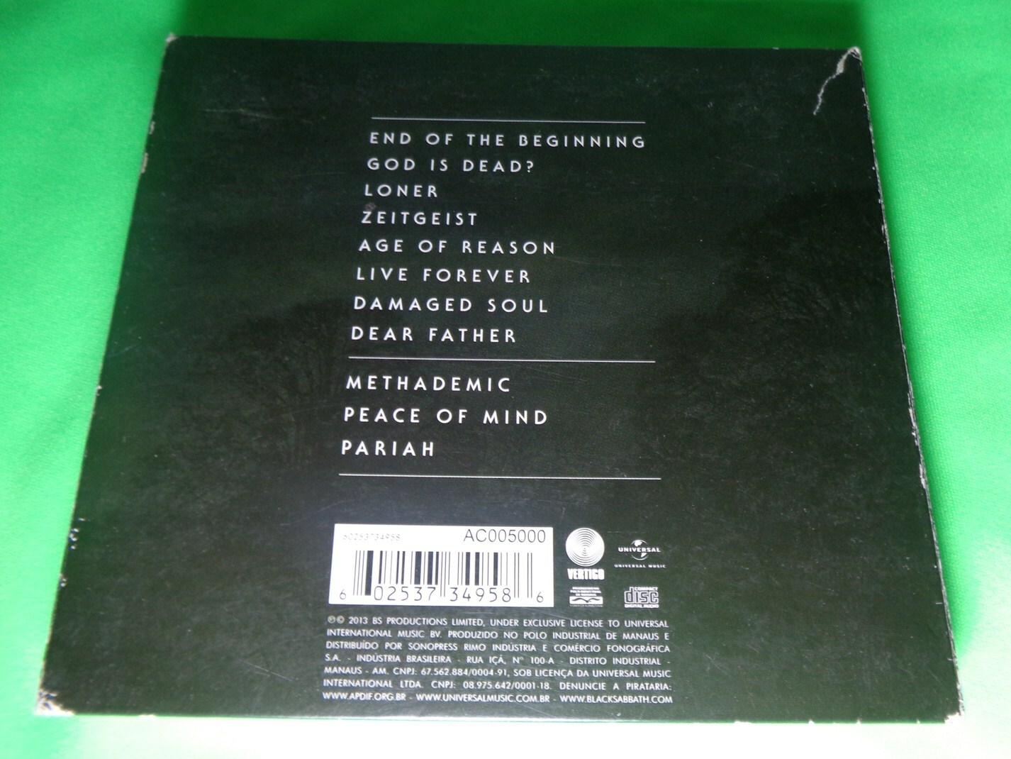 CD - Black Sabbath - 13 (Duplo/Digipack)