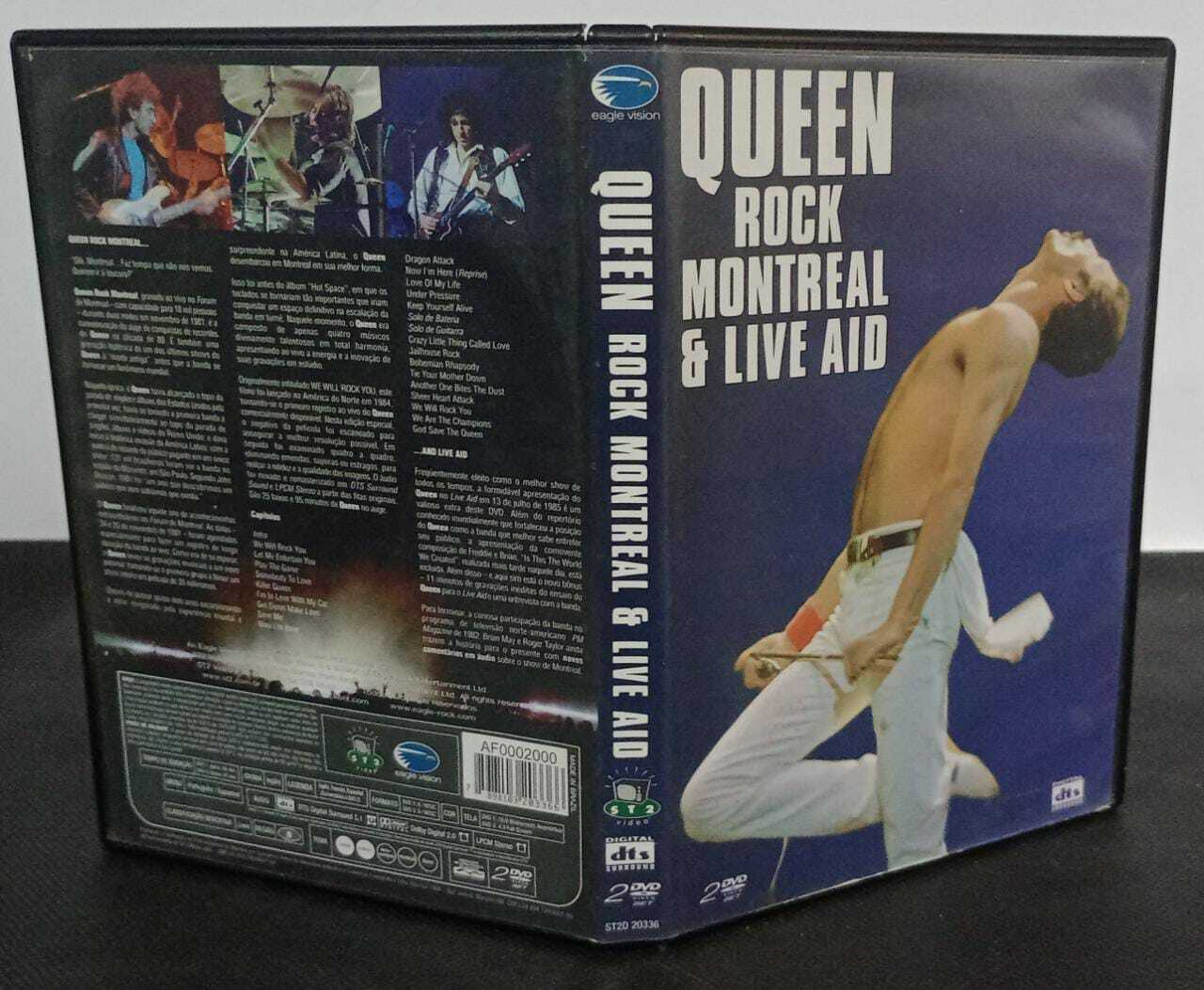 DVD - Queen - Rock Montreal & Live Aid (Duplo)