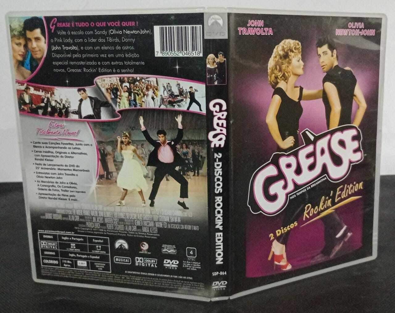 DVD - Grease Nos Tempos Da Brilhantina Rockin Edition (duplo)