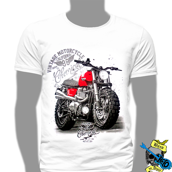 Camiseta - Moto Vintage - chm1218