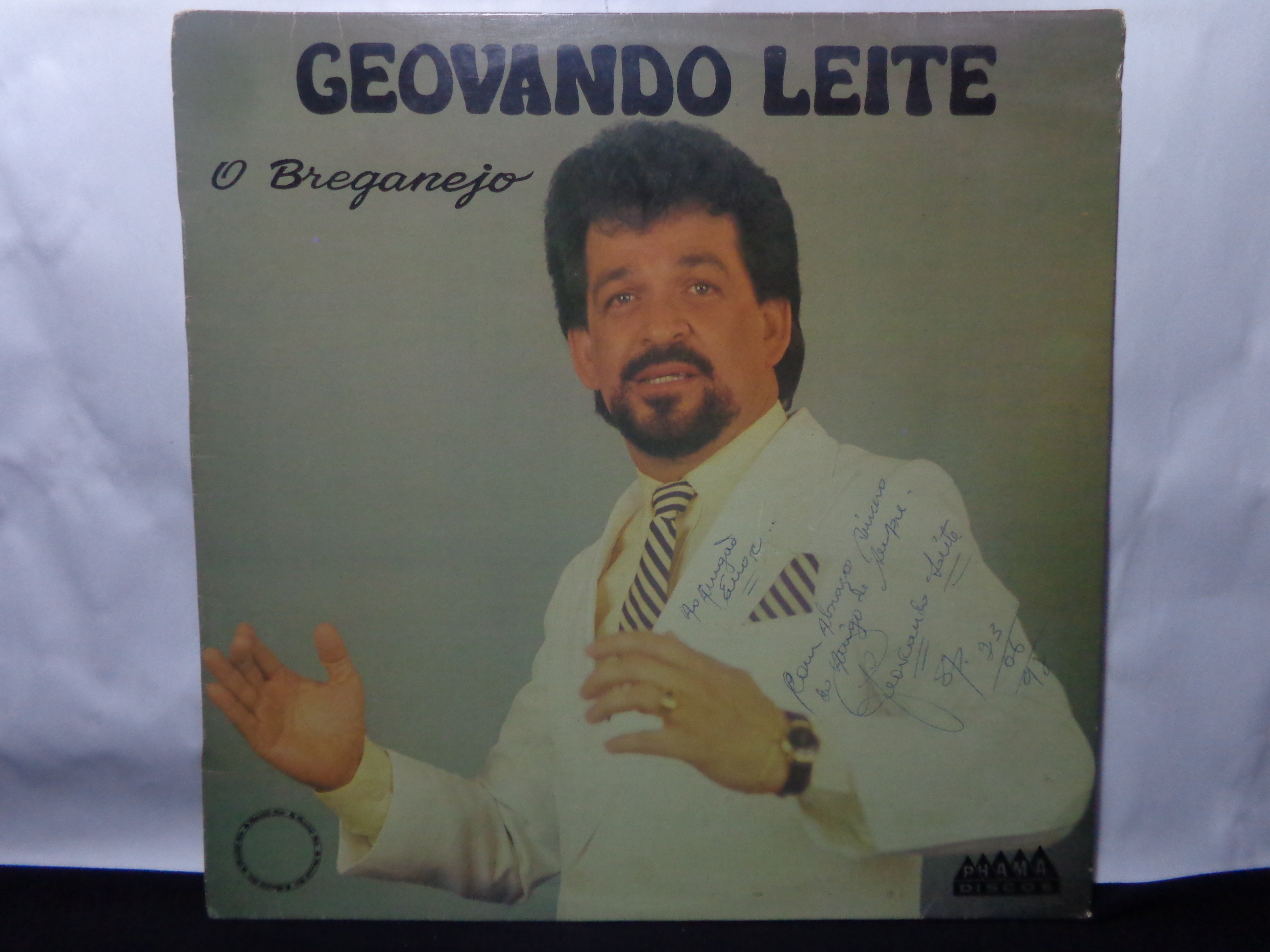 Vinil - Geovando Leite - O Breganejo (Autografado)