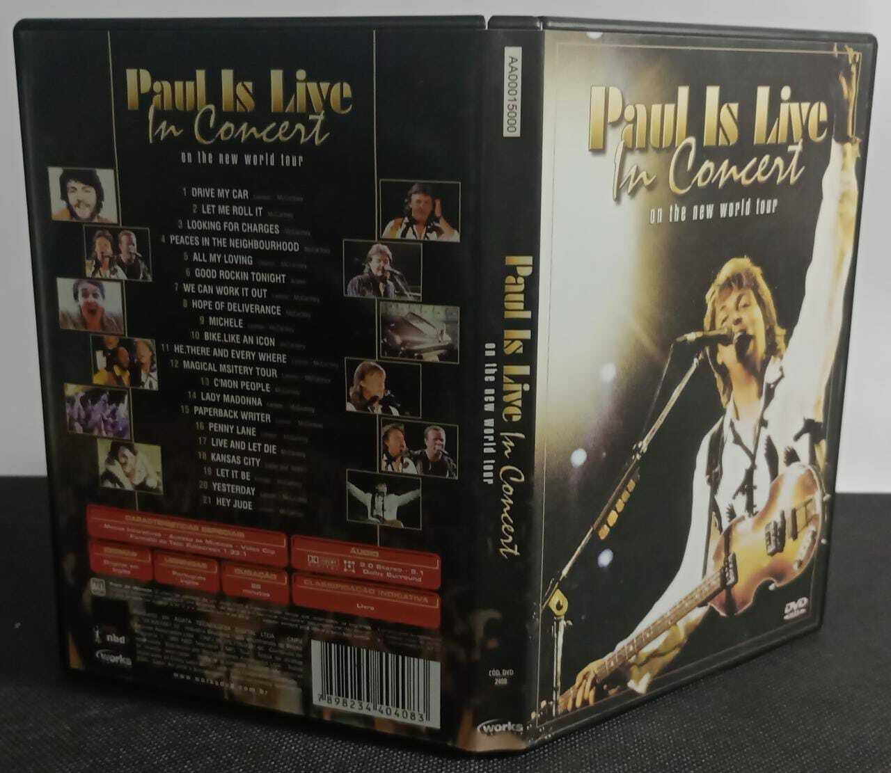 DVD - Paul McCartney - Paul is Live In Concert On The New World Tour