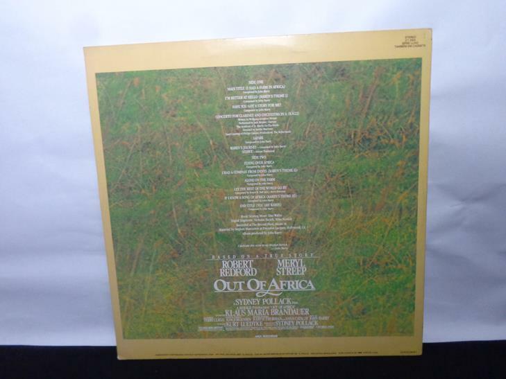 Vinil - Out of Africa - Music from the Motion Picture Soundtrack