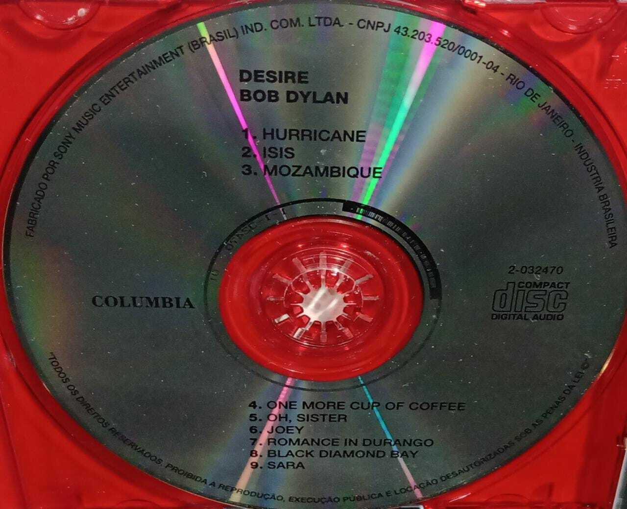 CD - Bob Dylan - Desire