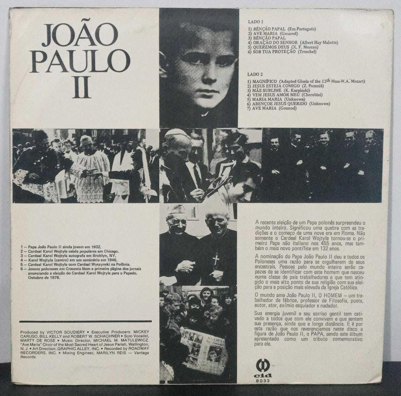 Vinil - João Paulo II - 1979 (Com Pôster)