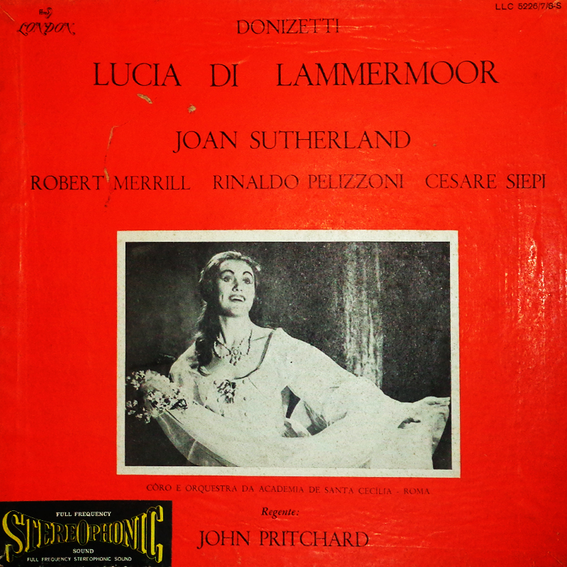 VINIL - Donizetti - Lucia di Lammermoor (Box 3 Lps)