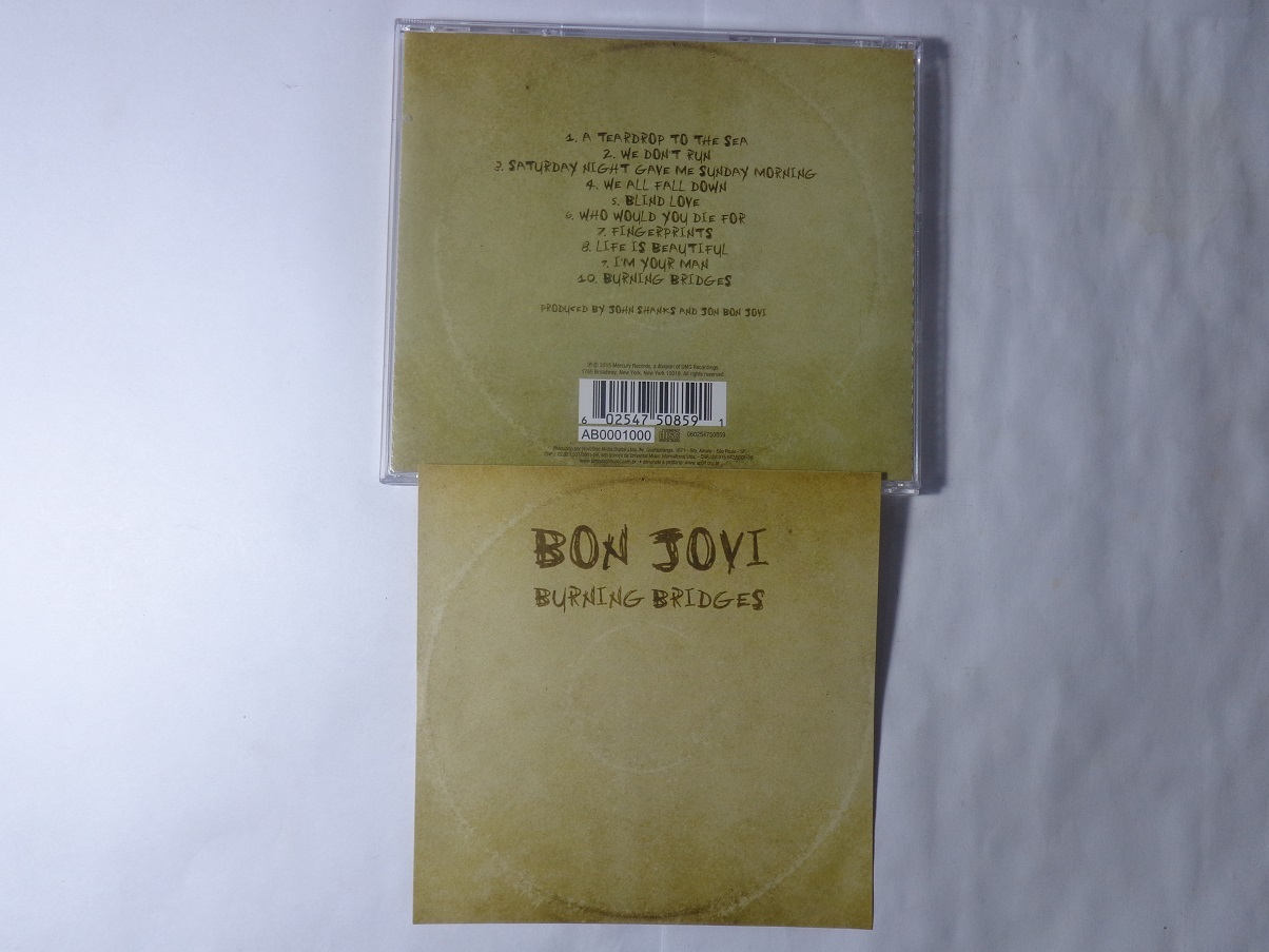 CD - Bon Jovi - Burning Bridges - Beco do Disco