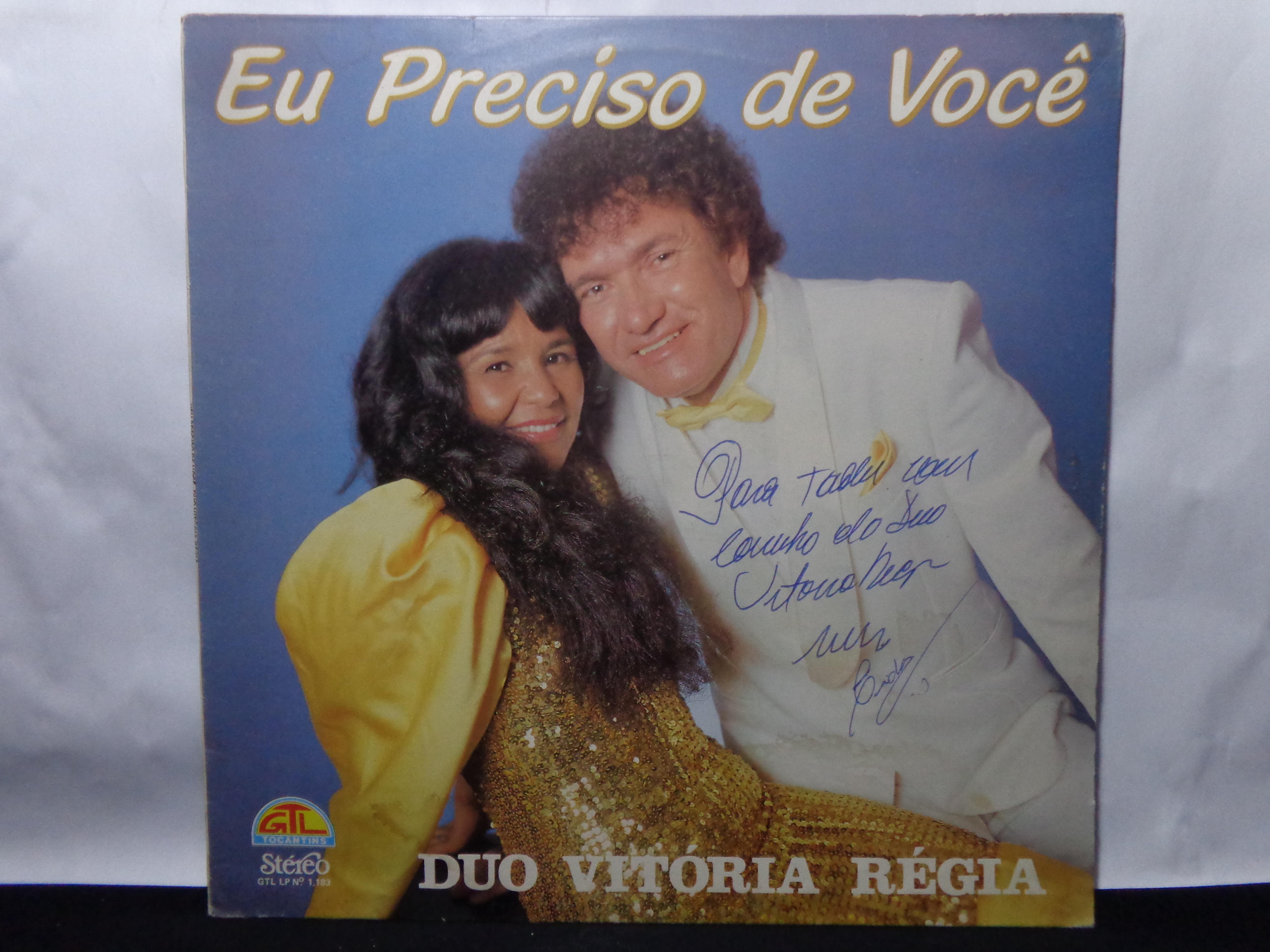 Vinil - Duo Vitória Régia - Eu Preciso de Você (Autografado)