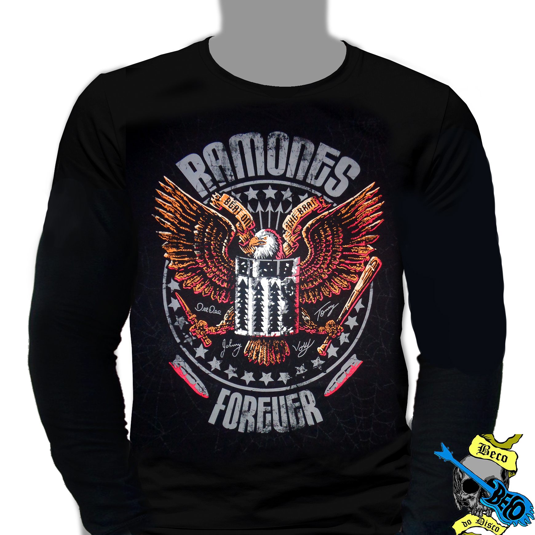 Camiseta Manga Longa - Ramones - ml010