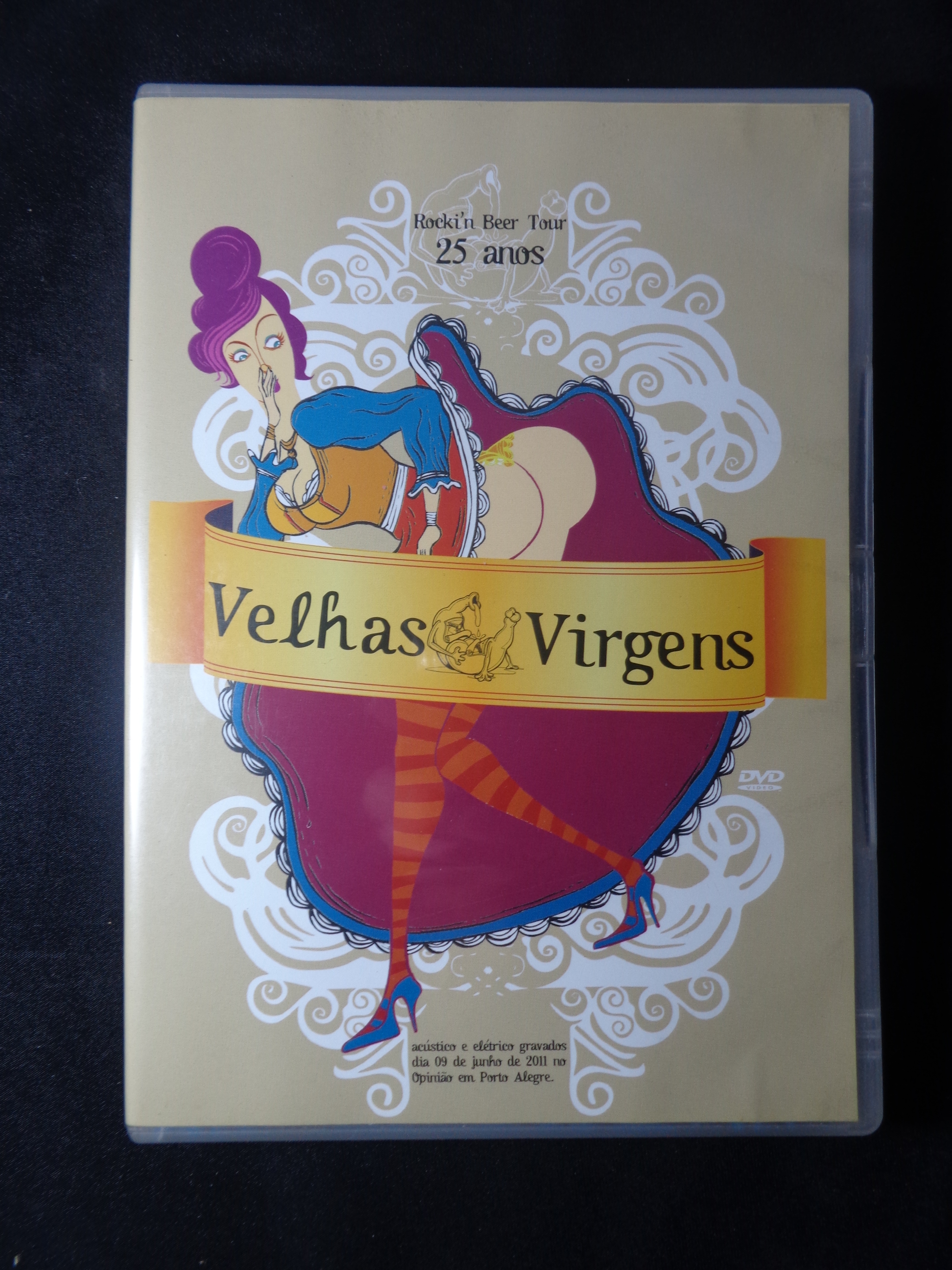 DVD - Velhas Virgens - Rockin Beer Tour 25 Anos