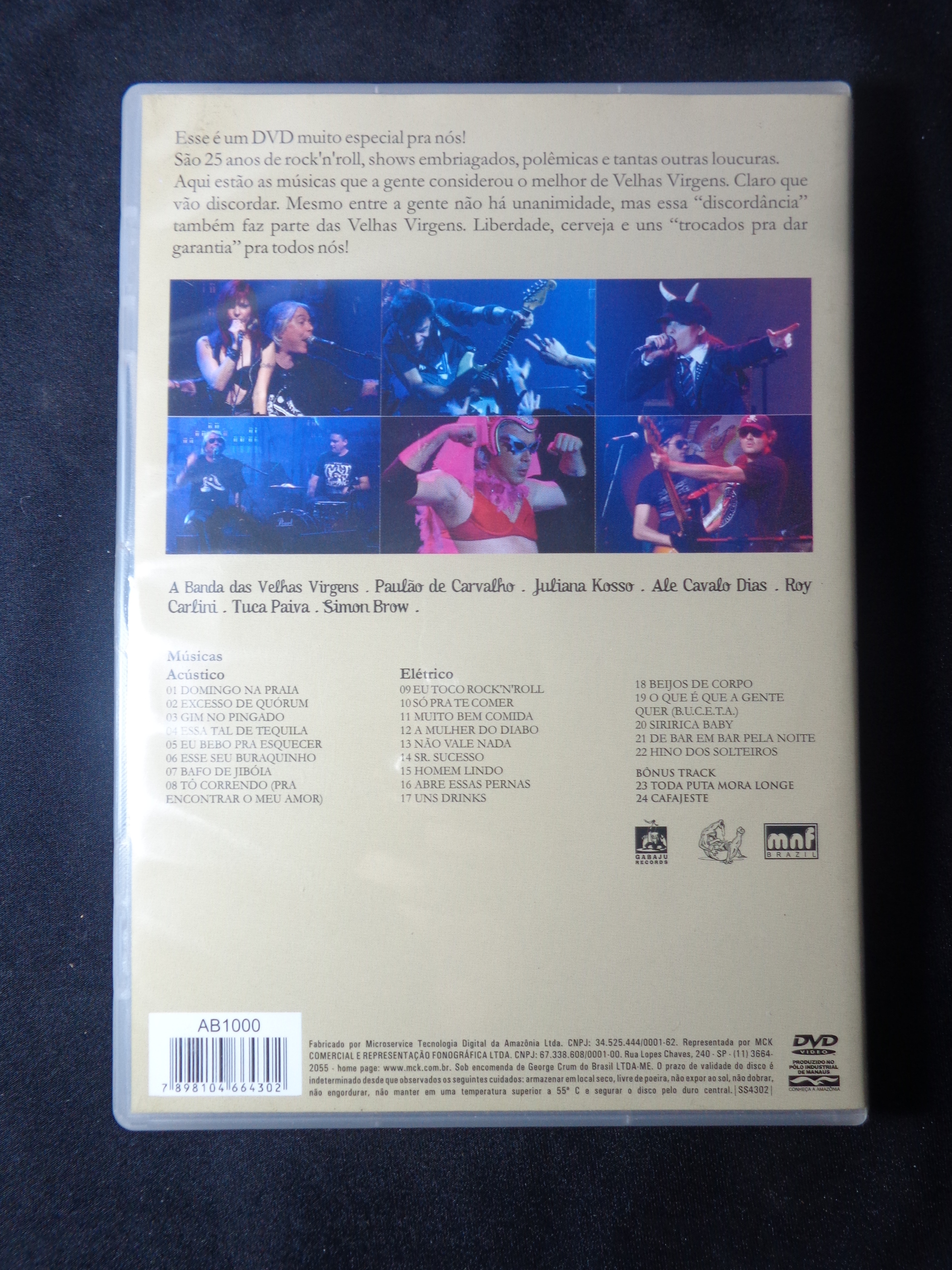 DVD - Velhas Virgens - Rockin Beer Tour 25 Anos