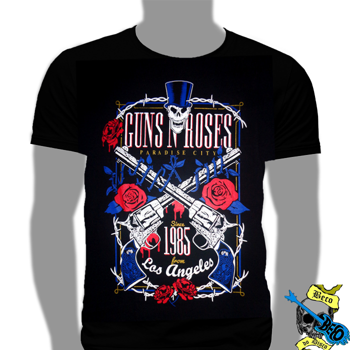 Camiseta - Guns and Roses - hcd012