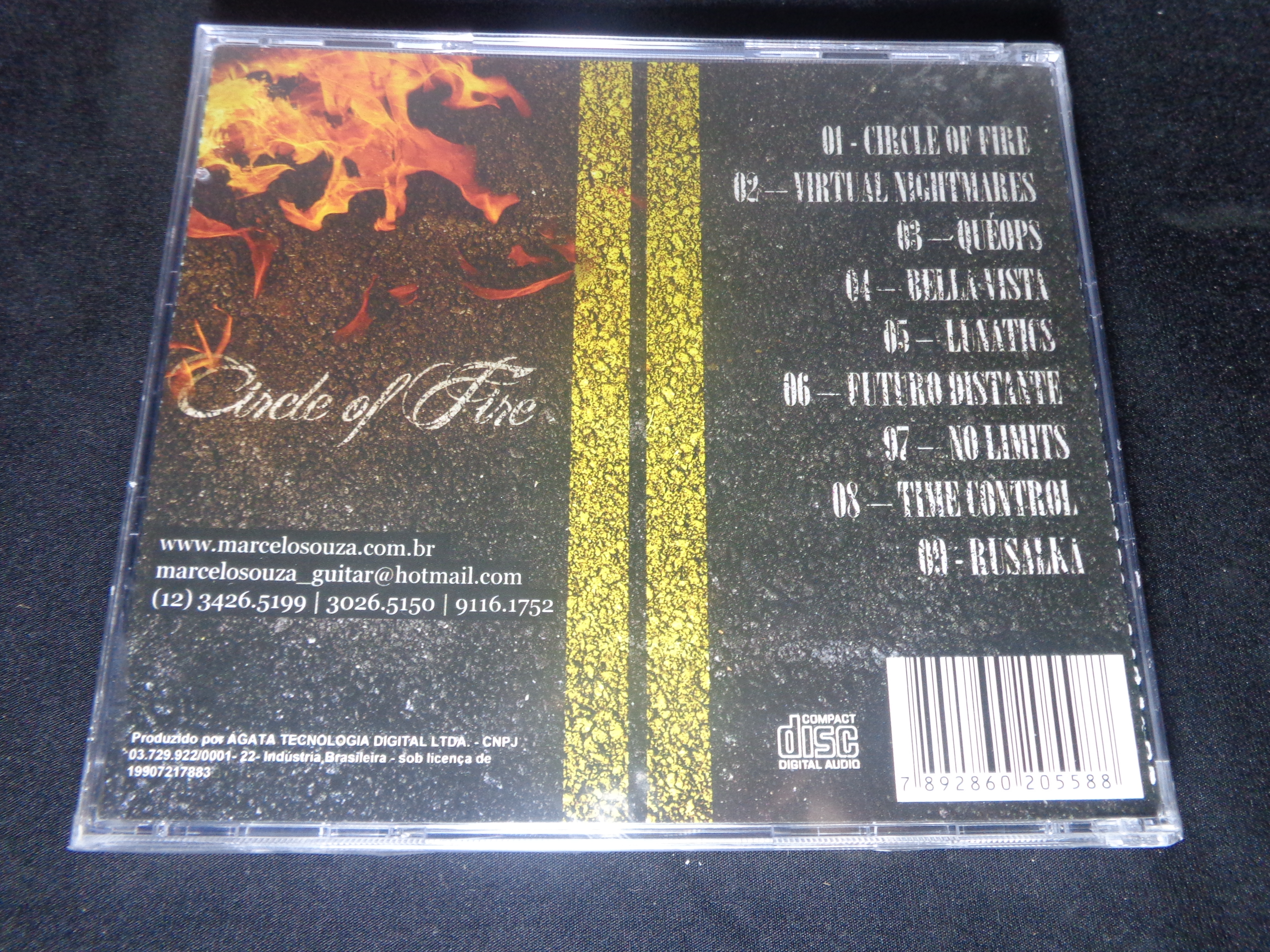 CD - Marcelo Souza - Circle of Fire (Lacrado)