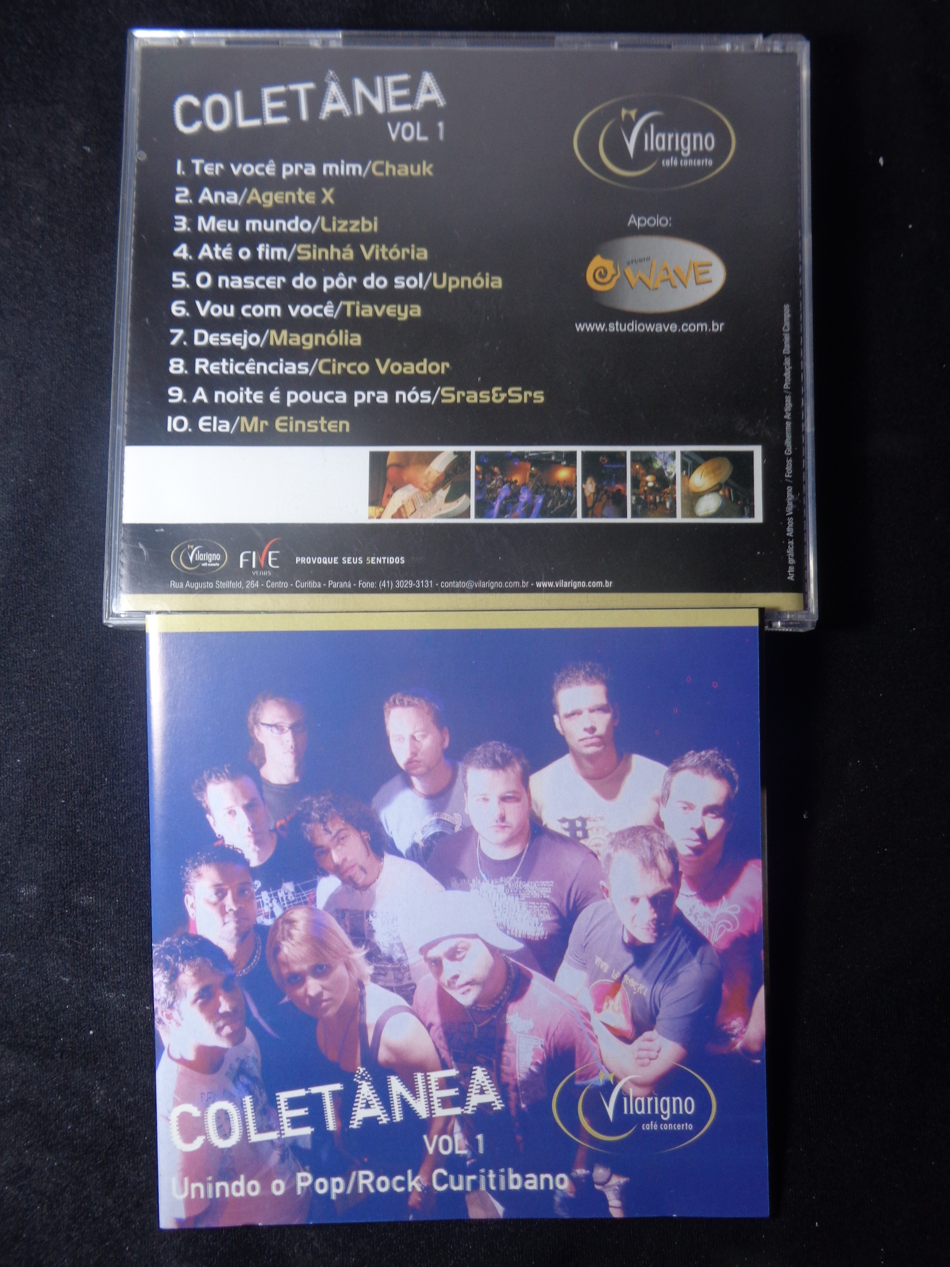CD - Coletânea Vilarigno Volume 1 - Unindo o Pop/Rock Curitibano (CDr)