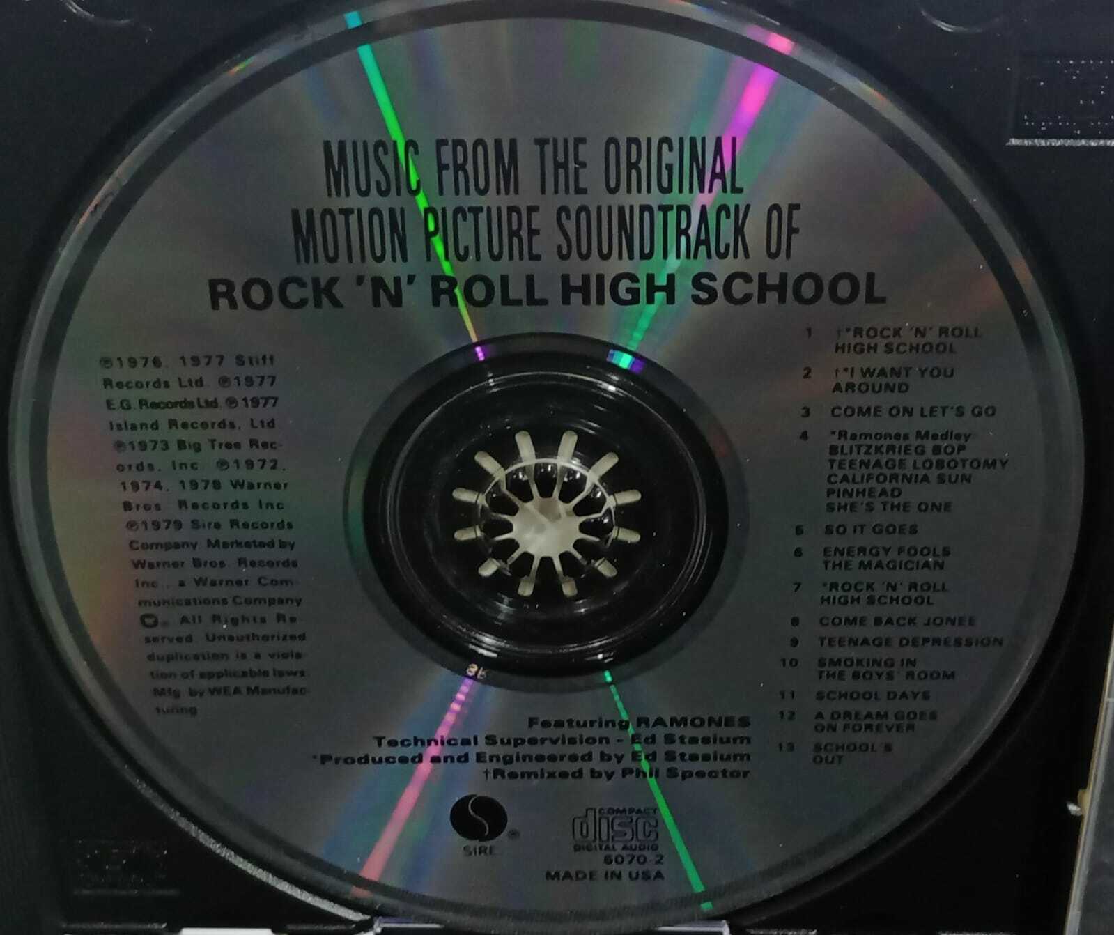 CD - Ramones - Rock and Roll High School (USA)