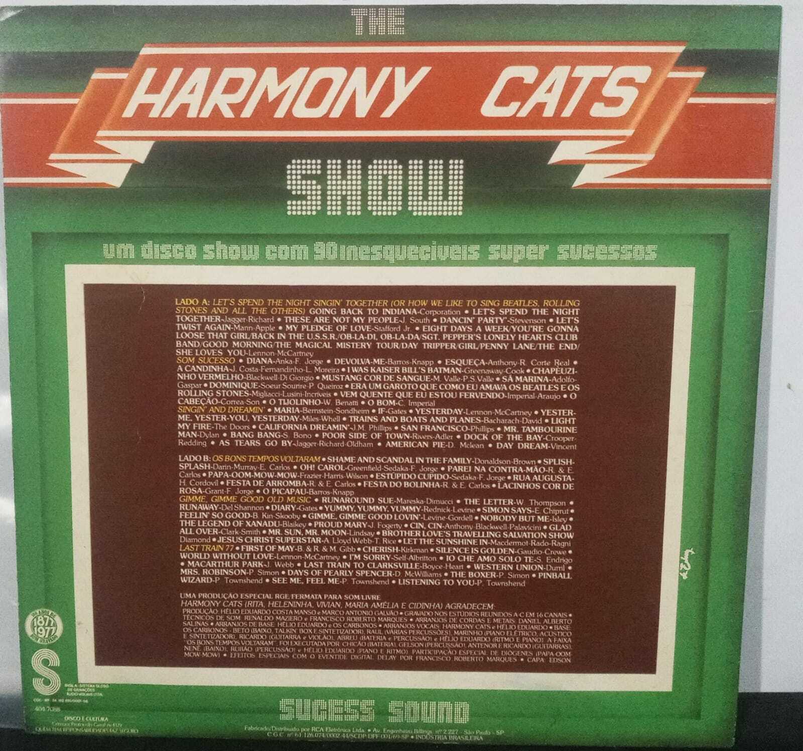 Vinil - Harmony Cats the - The Harmony Cats Show