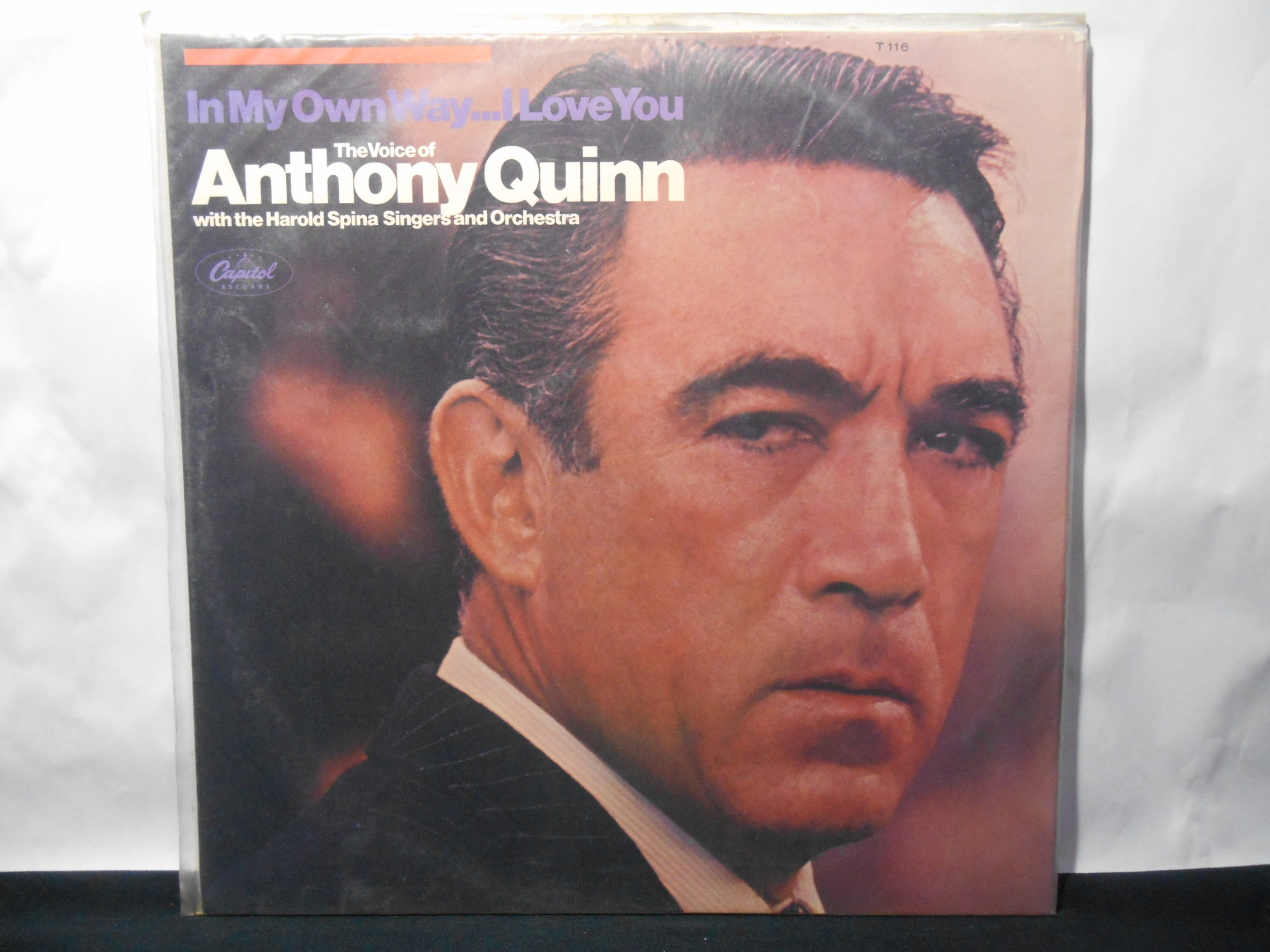 Vinil - Anthony Quinn with The Harold Spina Singers and Orchestra - In My Own Way I Love You