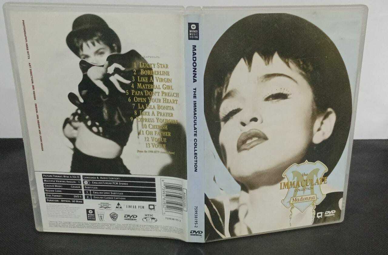 DVD - Madonna - The Immaculate Collection