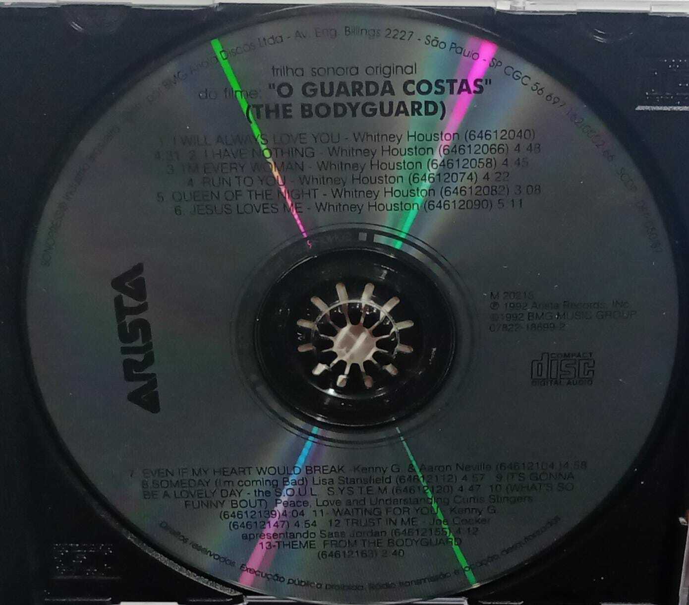 CD - The Bodyguard - Original Soundtrack Album