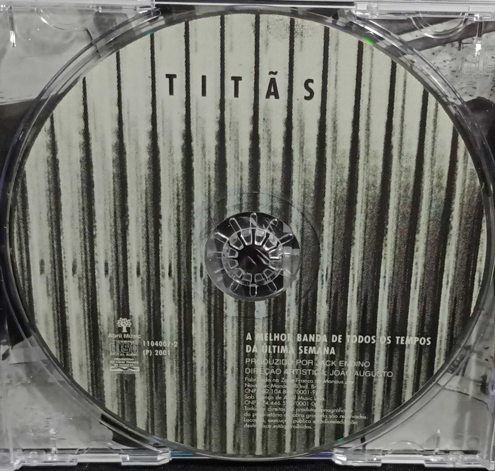 CD - Titãs - A Melhor Banda de Todos os Tempos da Última Semana