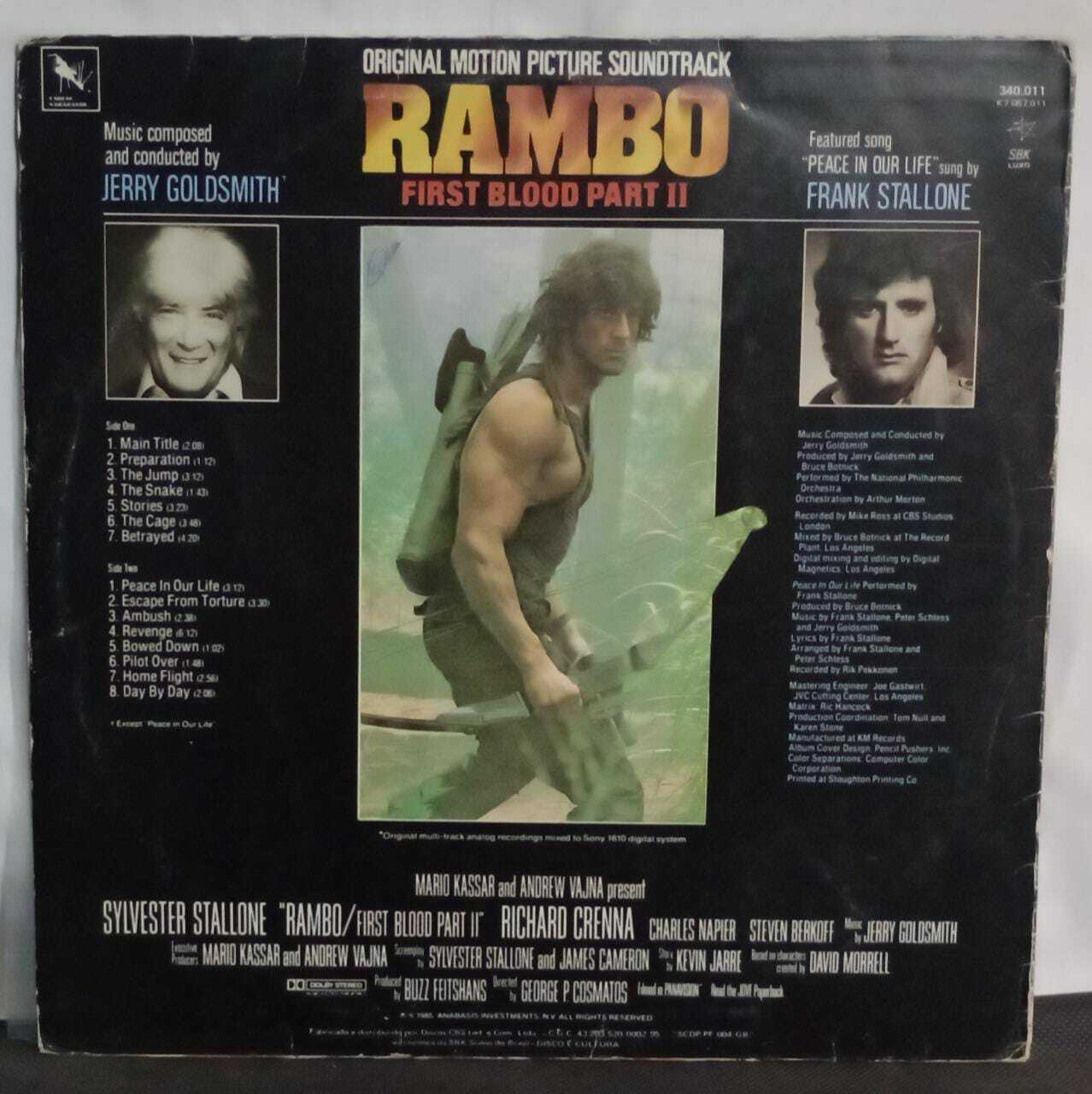 Vinil - Rambo First Blood Part II - Original Motion Picture Soundtrack