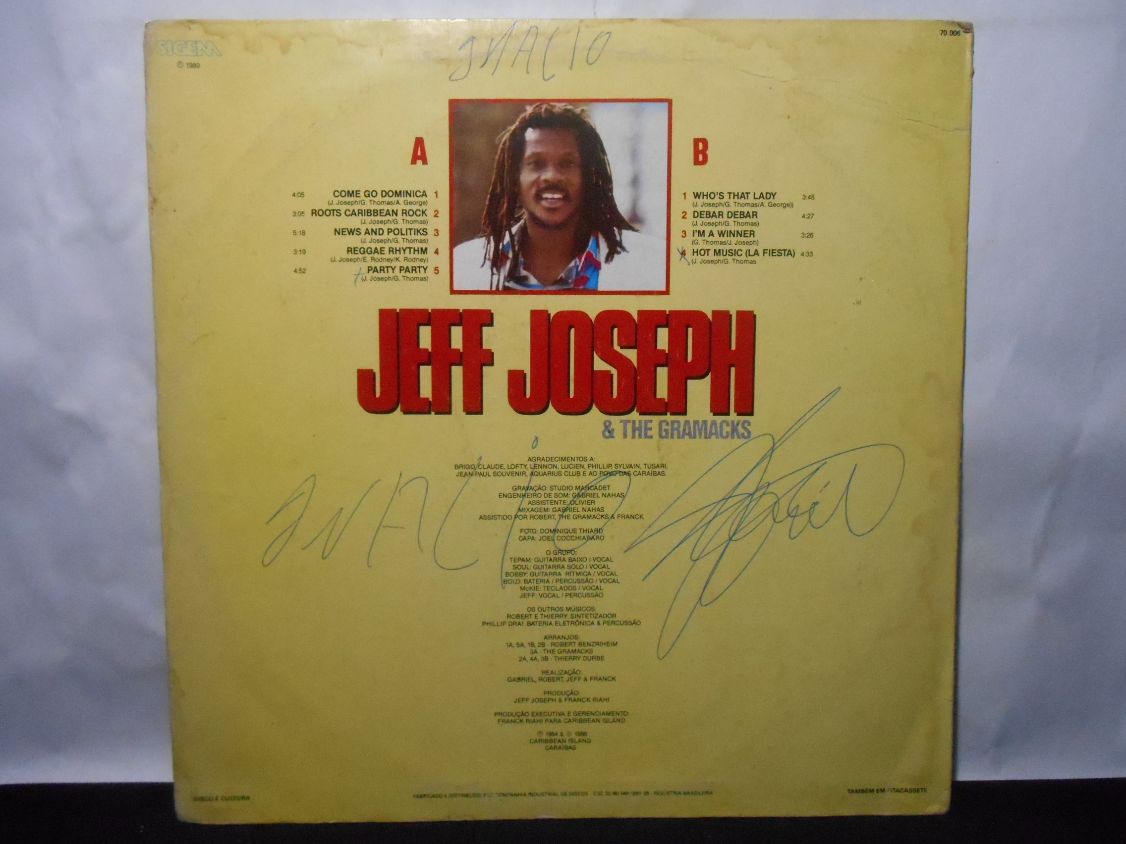 Vinil - Jeff Joseph and the Gramacks - 1989