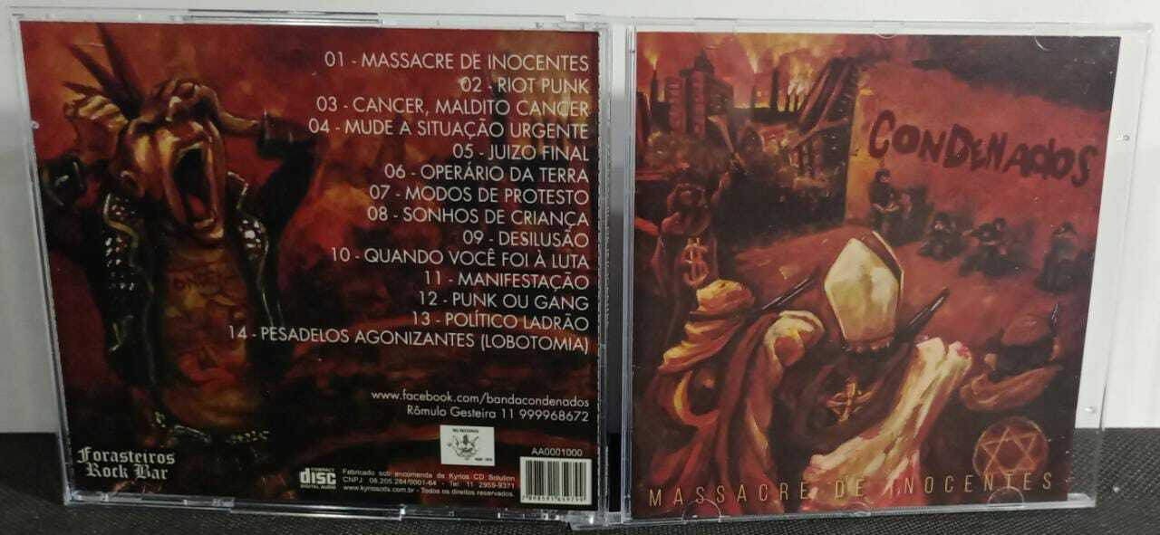 CD - Condenados - Massacre de Inocentes