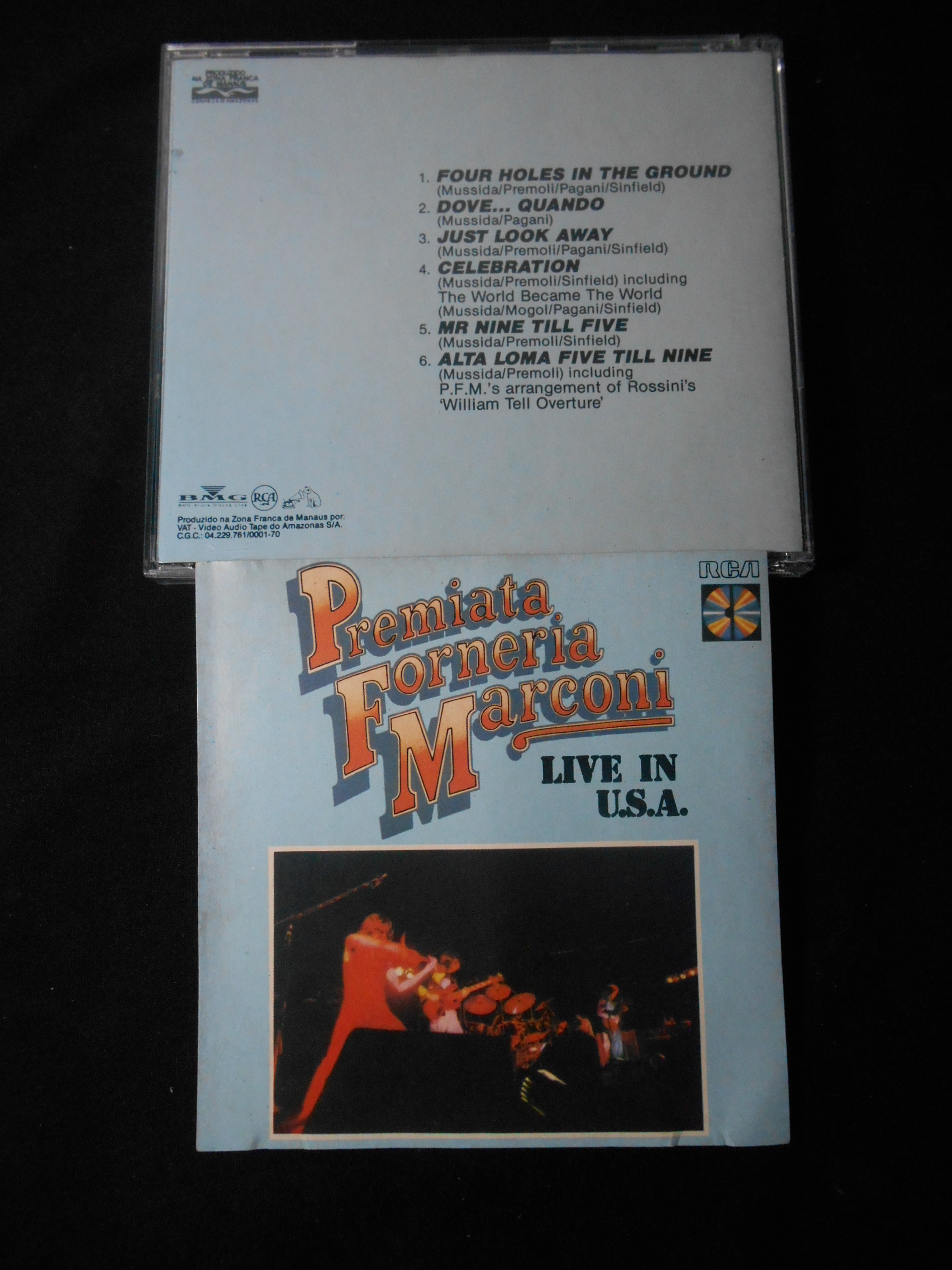 CD - Premiata Forneria Marconi - Live In USA